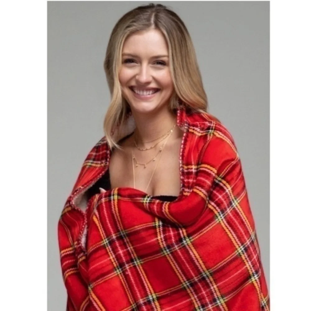 Ruggine Brand Plaid Luxury Plush Throw Blanket